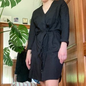 rag & bone linen button dress/shift